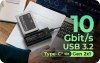IcyBox Stacja dokująca IB-180MS-C31 SSD Docking 1x 2,5/3,5 & 1x M.2 PCIe NVMena USB 3.2 Gen 2 10 Gbit/s
